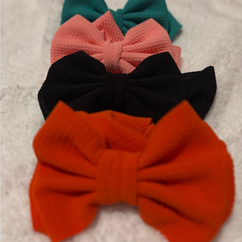 Colorful Kids Bow Set